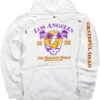 LA Dead White Sleeve Printed Hoodie