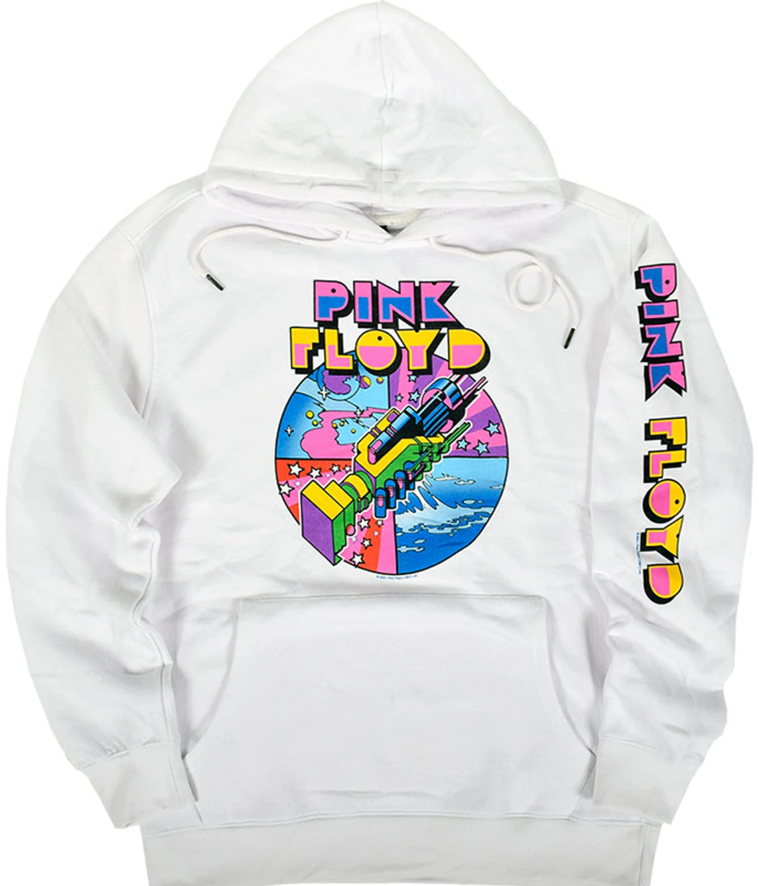Pink Floyd WYWH Mod White Sleeve Printed Hoodie 1 Pink Floyd WYWH Mod White Sleeve Printed Hoodie