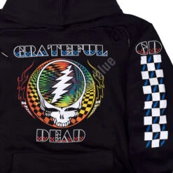 Optic SYF Black Sleeve Printed Hoodie -Pink Floyd shop CN32570f artwork 43677.1643393064