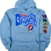 The Grateful Dead Light Blue Sleeve Printed Hoodie