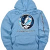 Steal Your Sky Space Light Blue Sleeve Printed Hoodie