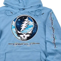 Steal Your Sky Space Light Blue Sleeve Printed Hoodie 5 Steal Your Sky Space Light Blue Sleeve Printed Hoodie -Pink Floyd shop CN62525f artwork 84153.1643393056