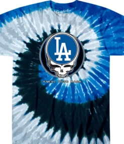 MLB Los Angeles Dodgers Steal Your Base Tie-Dye T-Shirt