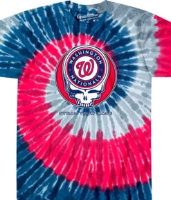 MLB Washington Nationals Steal Your Base Tie-Dye T-Shirt