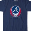 MLB Atlanta Braves Steal Your Base Navy Athletic T-Shirt
