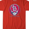 MLB St. Louis Cardinals Steal Your Base Red Athletic T-Shirt