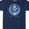 MLB Tampa Bay Rays Steal Your Base Navy Athletic T-Shirt
