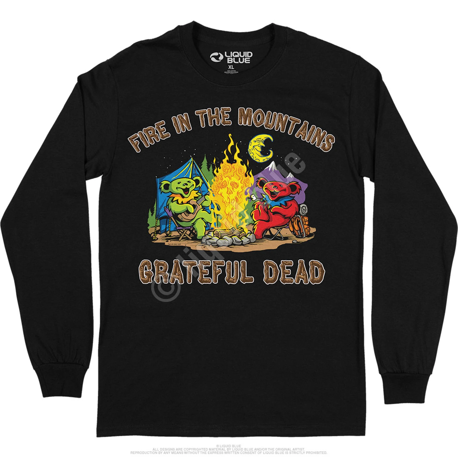 Fire In The Mountain Long Sleeve T-Shirt 10 Fire In The Mountain Long Sleeve T-Shirt - Image 10