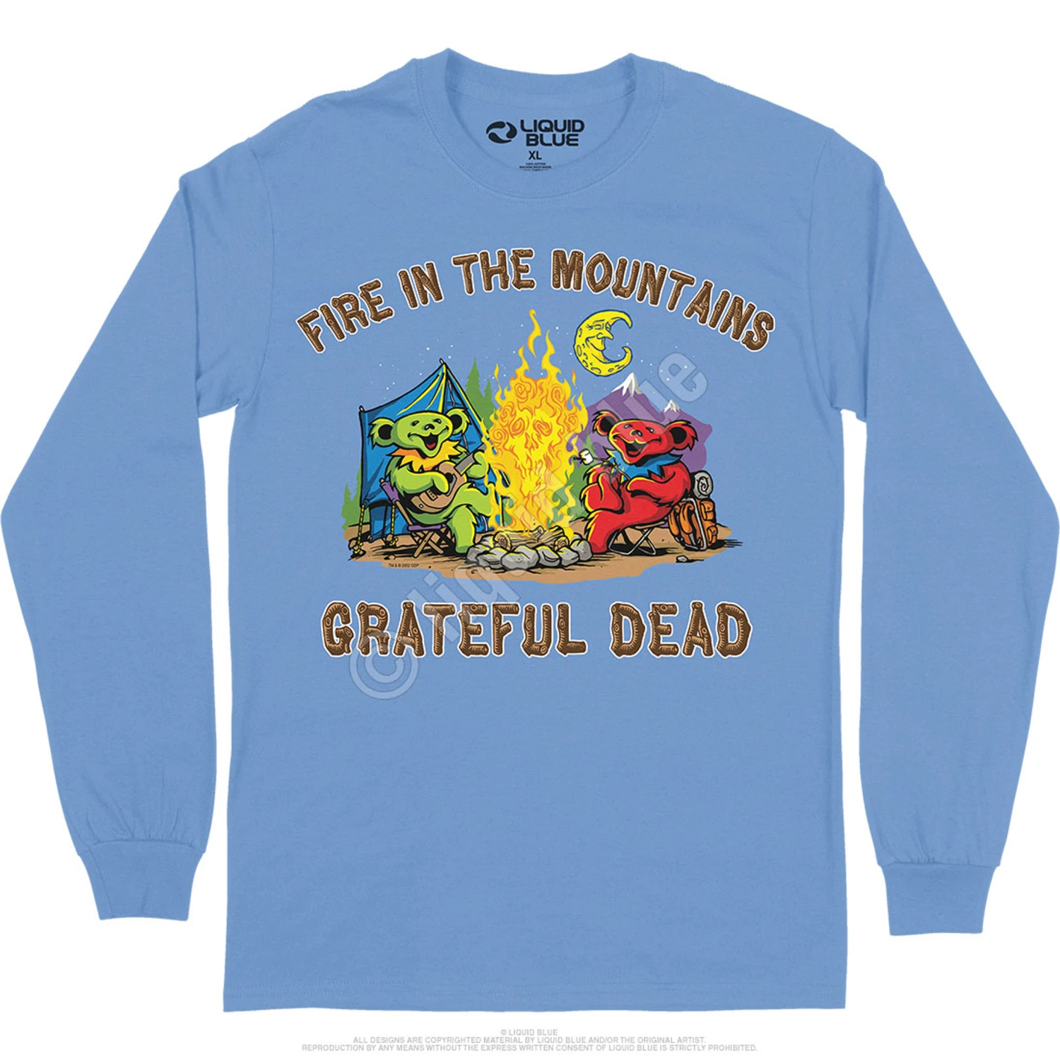 Fire In The Mountain Long Sleeve T-Shirt 2 Fire In The Mountain Long Sleeve T-Shirt - Image 2