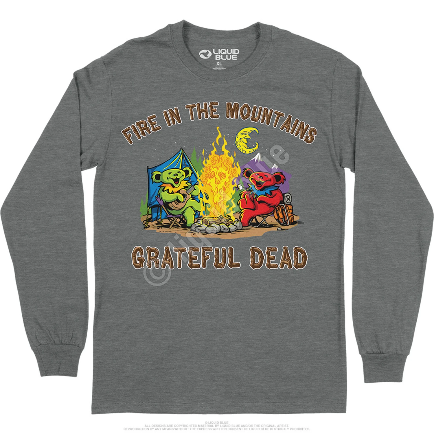 Fire In The Mountain Long Sleeve T-Shirt 6 Fire In The Mountain Long Sleeve T-Shirt - Image 6