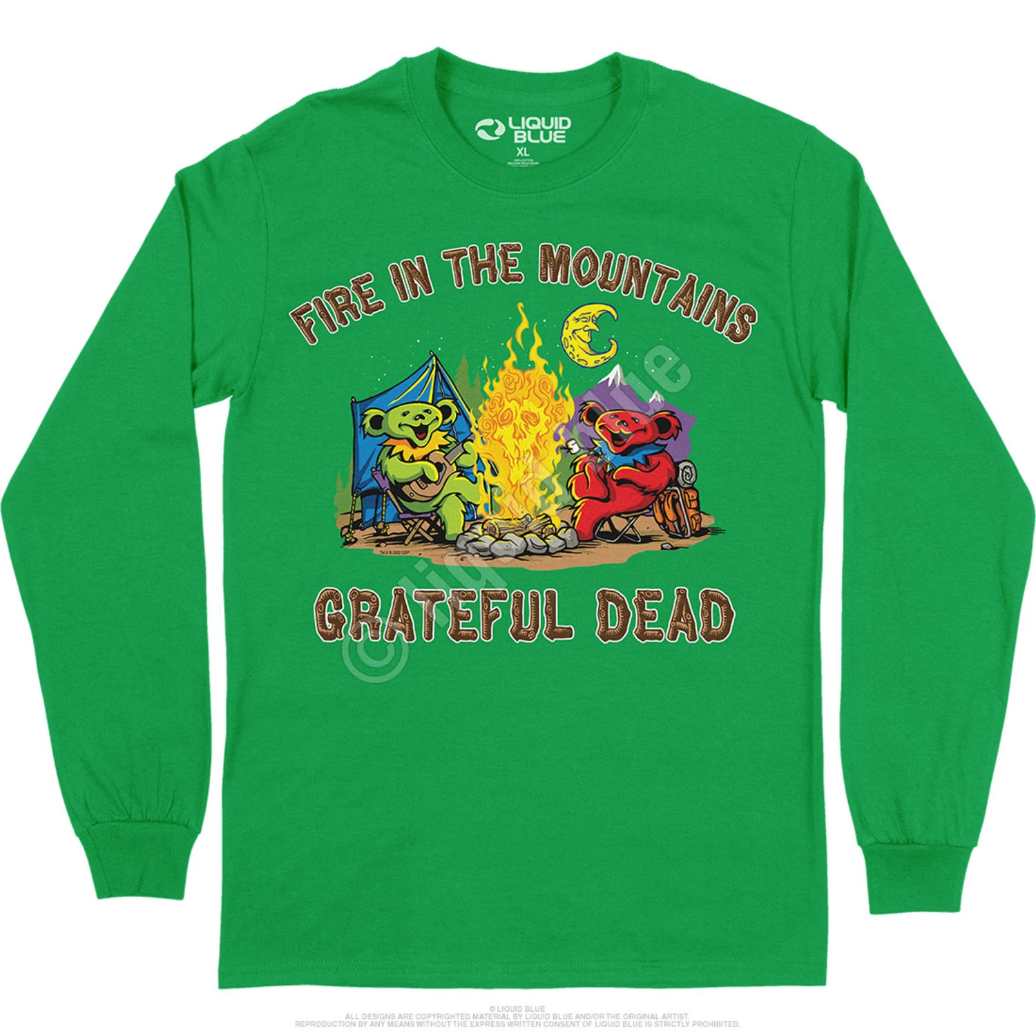 Fire In The Mountain Long Sleeve T-Shirt 4 Fire In The Mountain Long Sleeve T-Shirt - Image 4