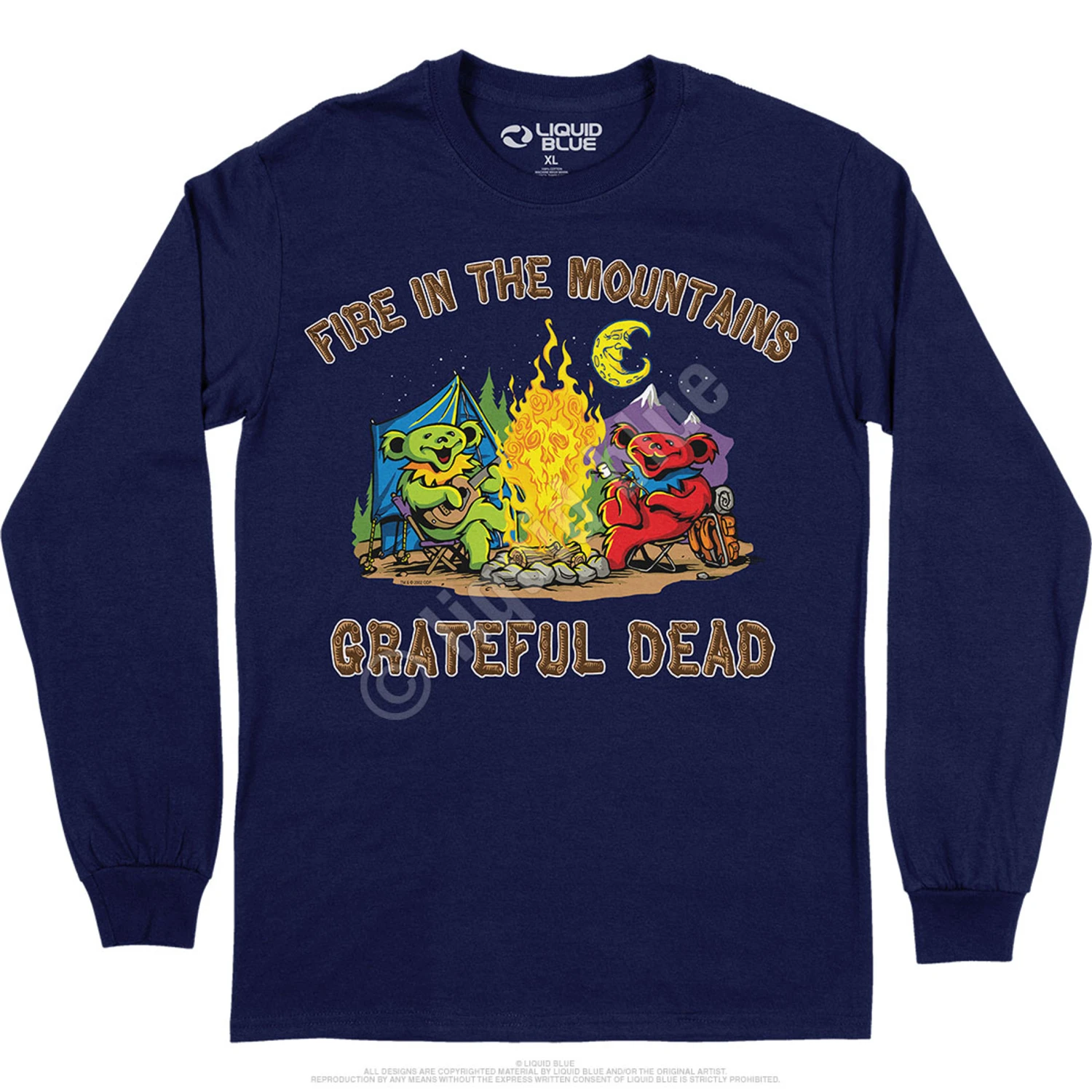 Fire In The Mountain Long Sleeve T-Shirt 8 Fire In The Mountain Long Sleeve T-Shirt - Image 8