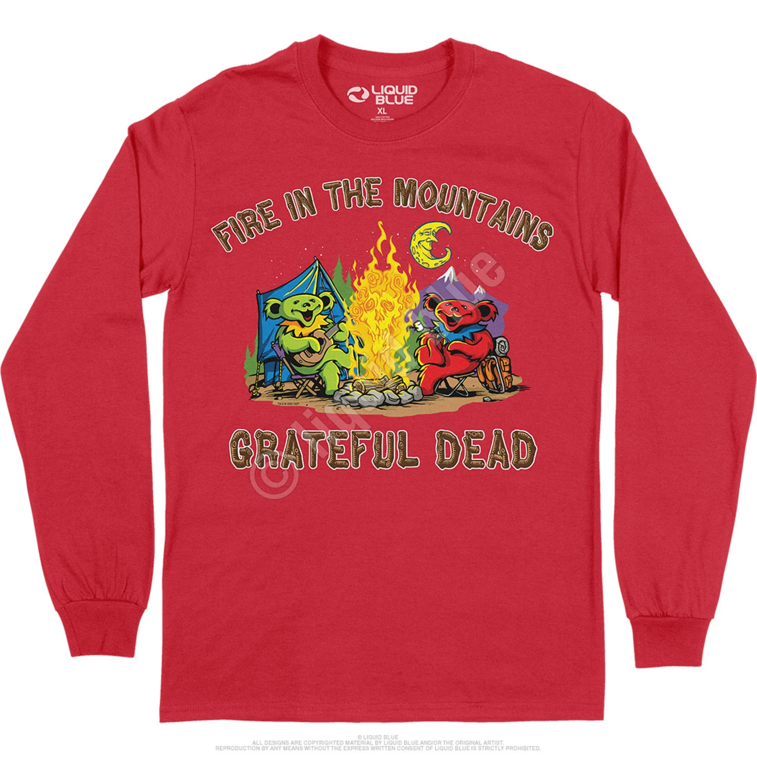 Fire In The Mountain Long Sleeve T-Shirt 3 Fire In The Mountain Long Sleeve T-Shirt - Image 3