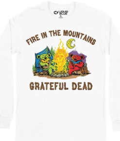 Fire In The Mountain Long Sleeve T-Shirt