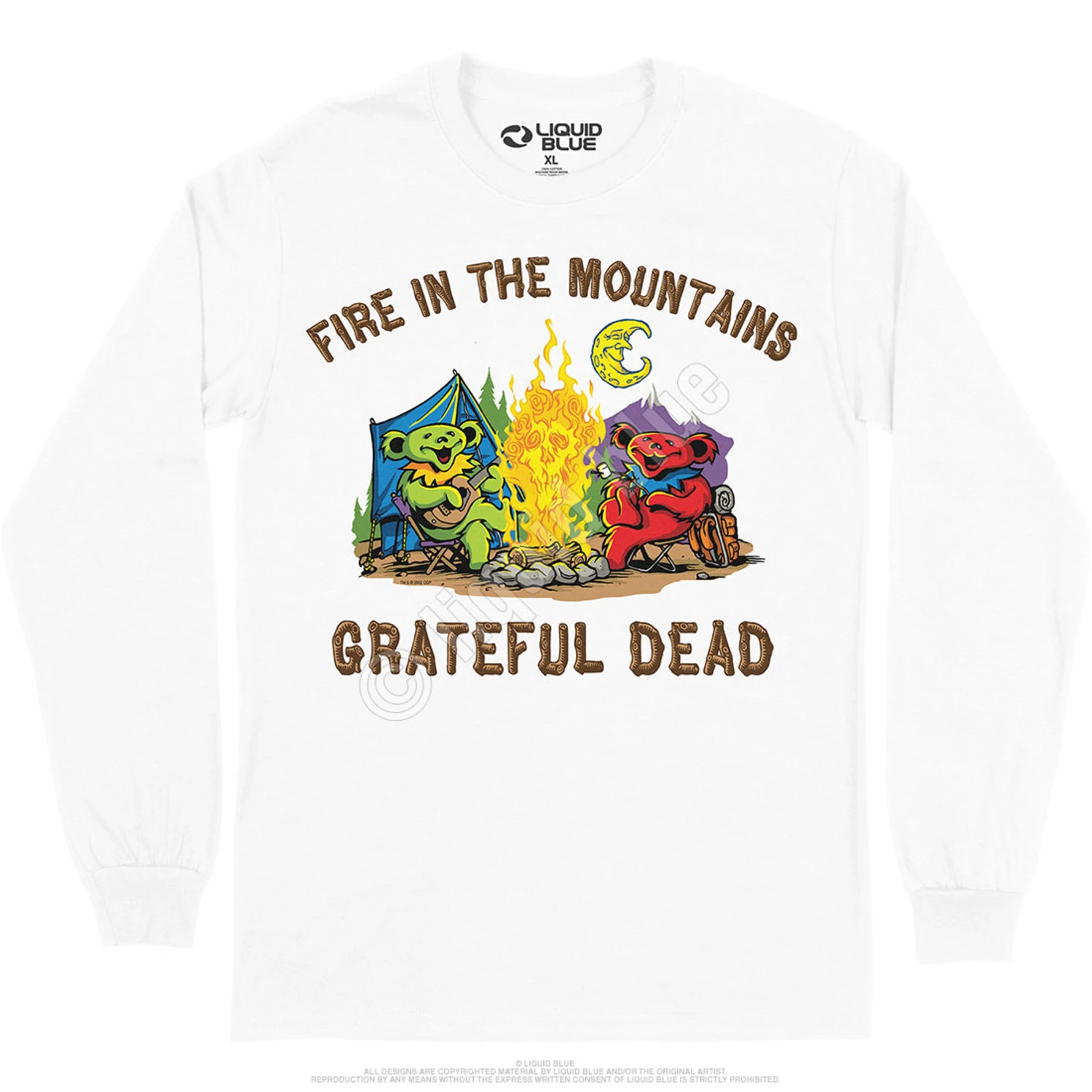 Fire In The Mountain Long Sleeve T-Shirt 9 Fire In The Mountain Long Sleeve T-Shirt - Image 9
