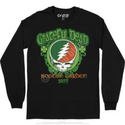 Shamrock 77 Long Sleeve T-Shirt -Pink Floyd shop GD0020LSBLKf 99880.1664581083