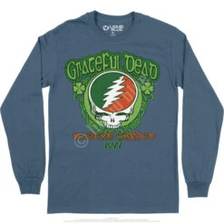 Shamrock 77 Long Sleeve T-Shirt -Pink Floyd shop GD0020LSIBLf 13765.1664581083