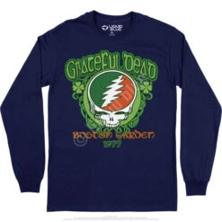 Shamrock 77 Long Sleeve T-Shirt -Pink Floyd shop GD0020LSNAVf 96037.1664581083