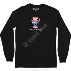 Fringe Dead Is Better Long Sleeve T-Shirt -Pink Floyd shop GD0034LSBLKf 39605.1665856508