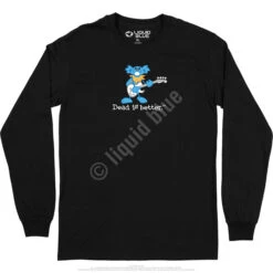 Guitar Dead Is Better Long Sleeve T-Shirt 36 Guitar Dead Is Better Long Sleeve T-Shirt -Pink Floyd shop GD0035LSBLKf 18414.1665850594