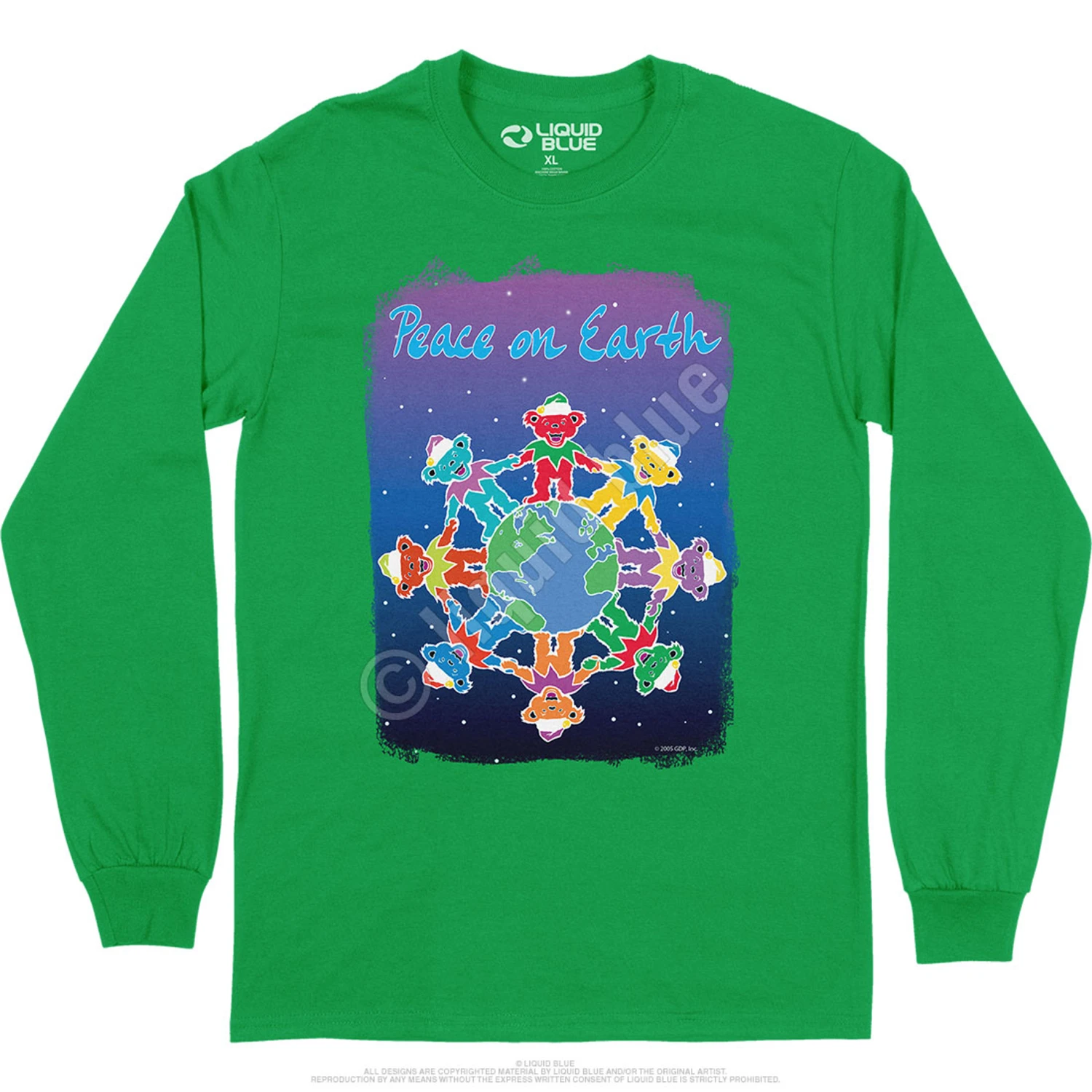 Peace On Earth Long Sleeve T-Shirt 4 Peace On Earth Long Sleeve T-Shirt - Image 4