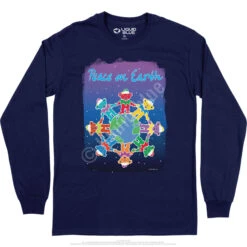 Peace On Earth Long Sleeve T-Shirt 17 Peace On Earth Long Sleeve T-Shirt -Pink Floyd shop GD0052LSNAVf 41564.1669597908