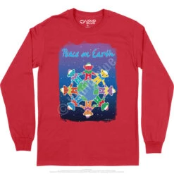 Peace On Earth Long Sleeve T-Shirt 12 Peace On Earth Long Sleeve T-Shirt -Pink Floyd shop GD0052LSREDf 73255.1669597908
