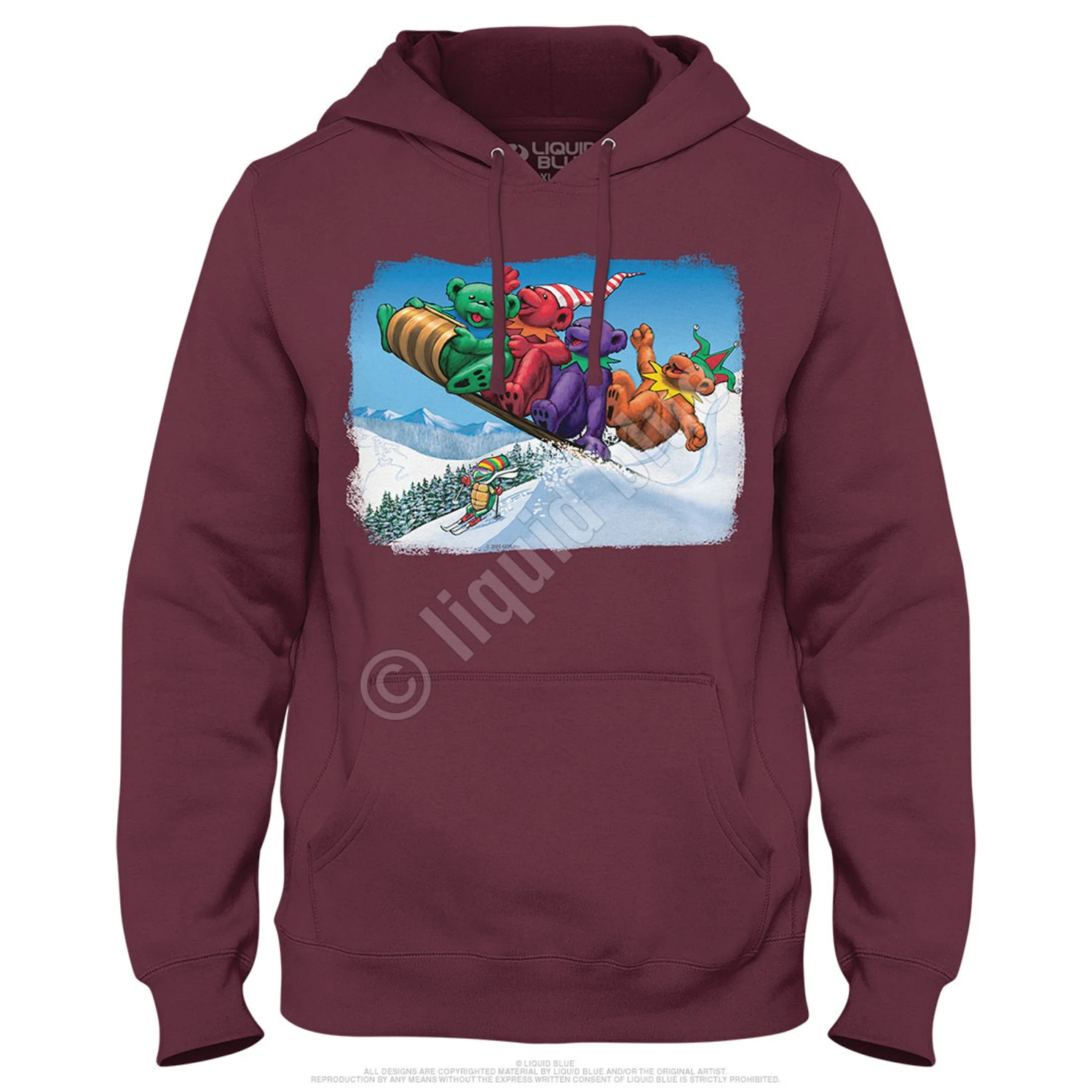 Toboggan Bears Hoodie 2 Toboggan Bears Hoodie - Image 2