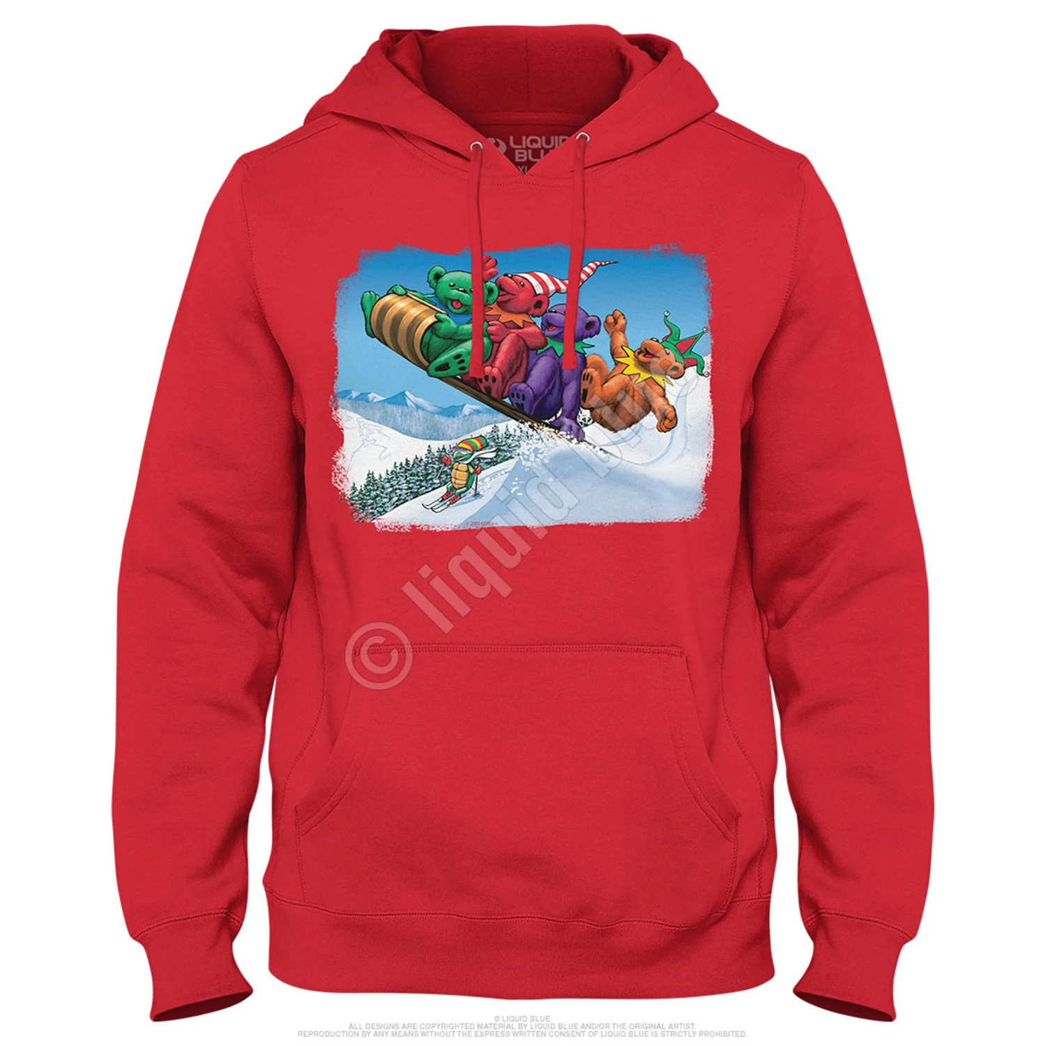 Toboggan Bears Hoodie 3 Toboggan Bears Hoodie - Image 3