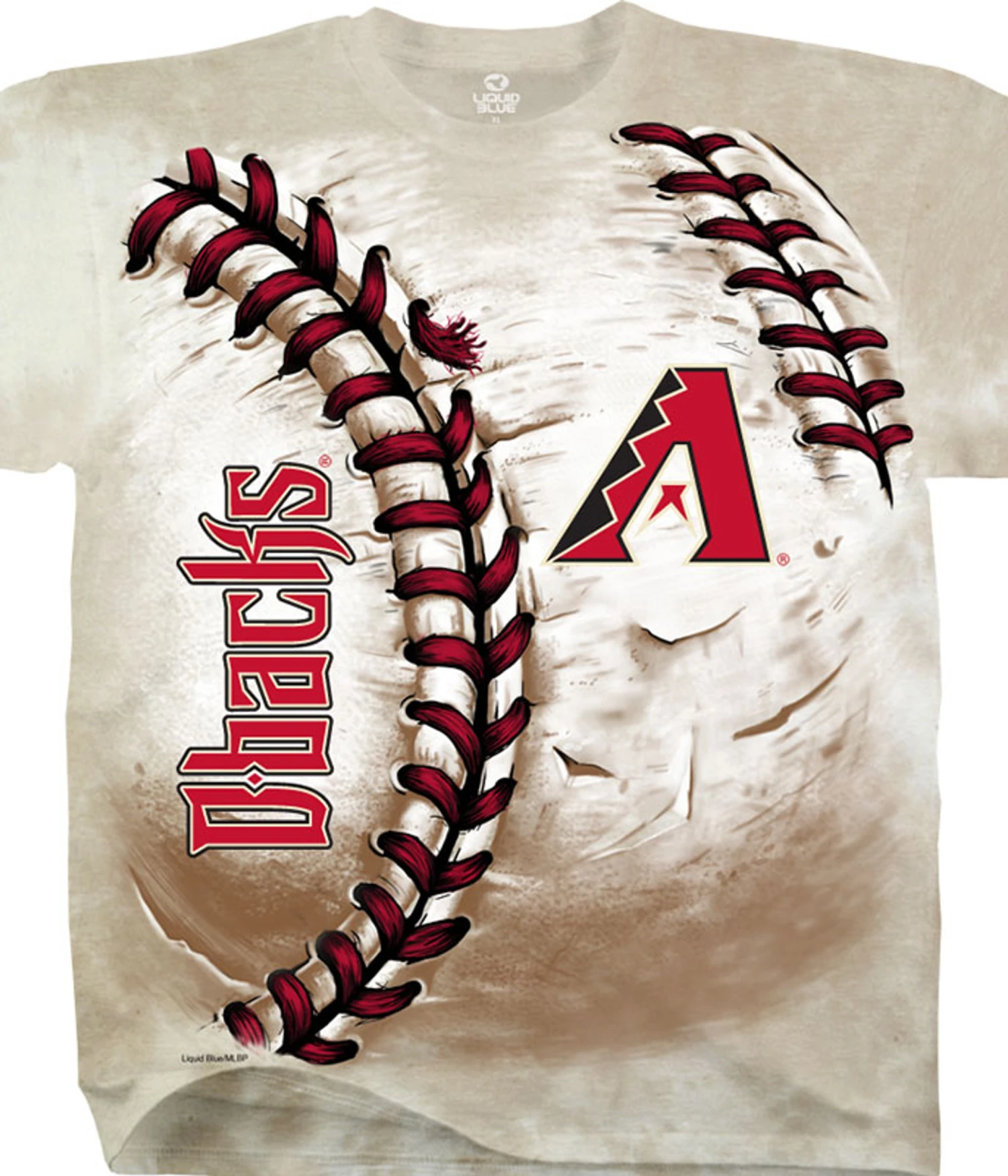 MLB Arizona Diamondbacks Hardball Tie-Dye T-Shirt 1 MLB Arizona Diamondbacks Hardball Tie-Dye T-Shirt
