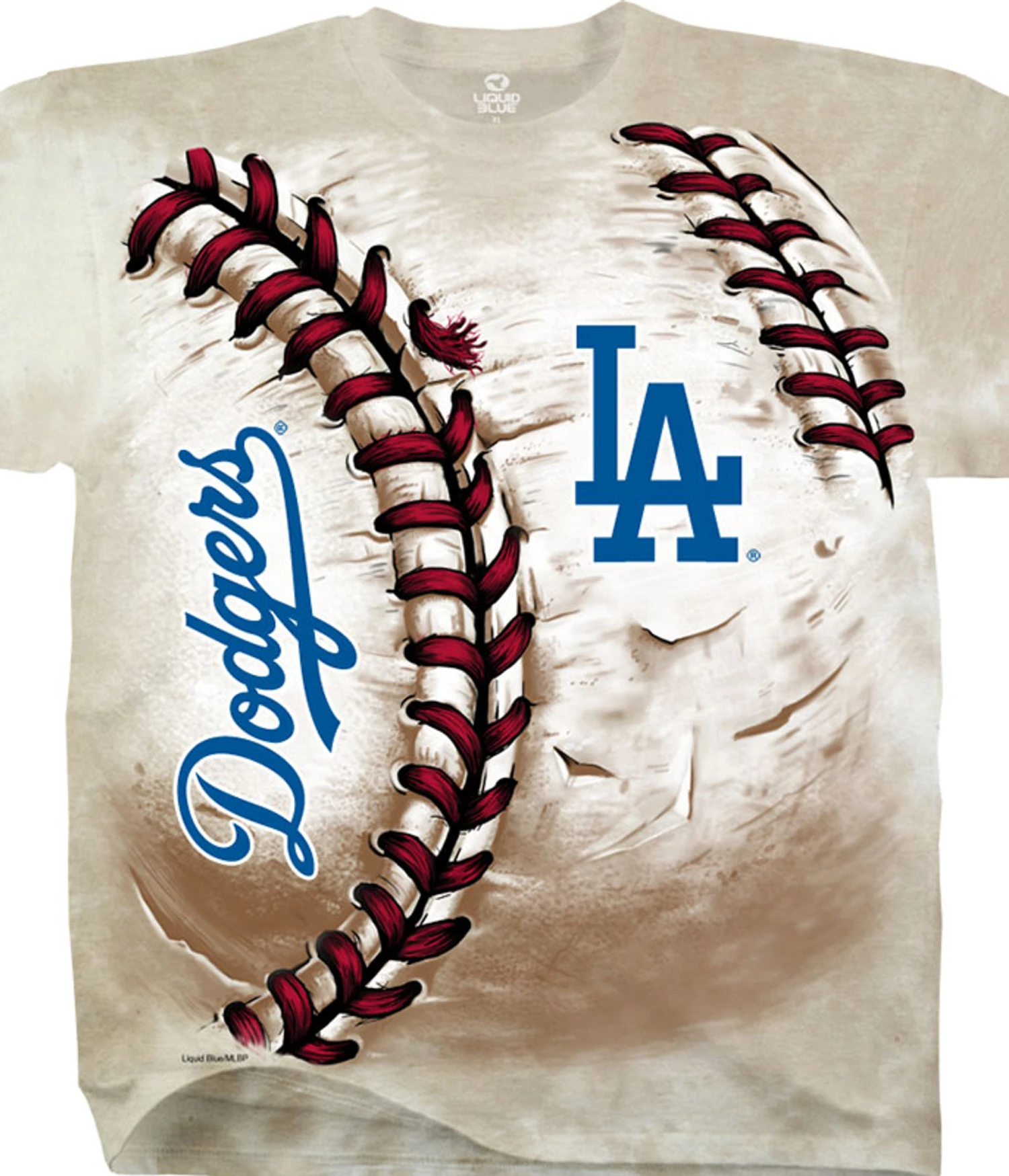 MLB Los Angeles Dodgers Hardball Tie-Dye T-Shirt 1 MLB Los Angeles Dodgers Hardball Tie-Dye T-Shirt