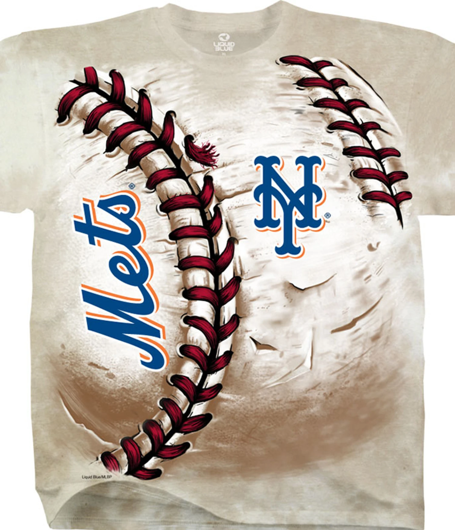 MLB New York Mets Hardball Tie-Dye T-Shirt 1 MLB New York Mets Hardball Tie-Dye T-Shirt