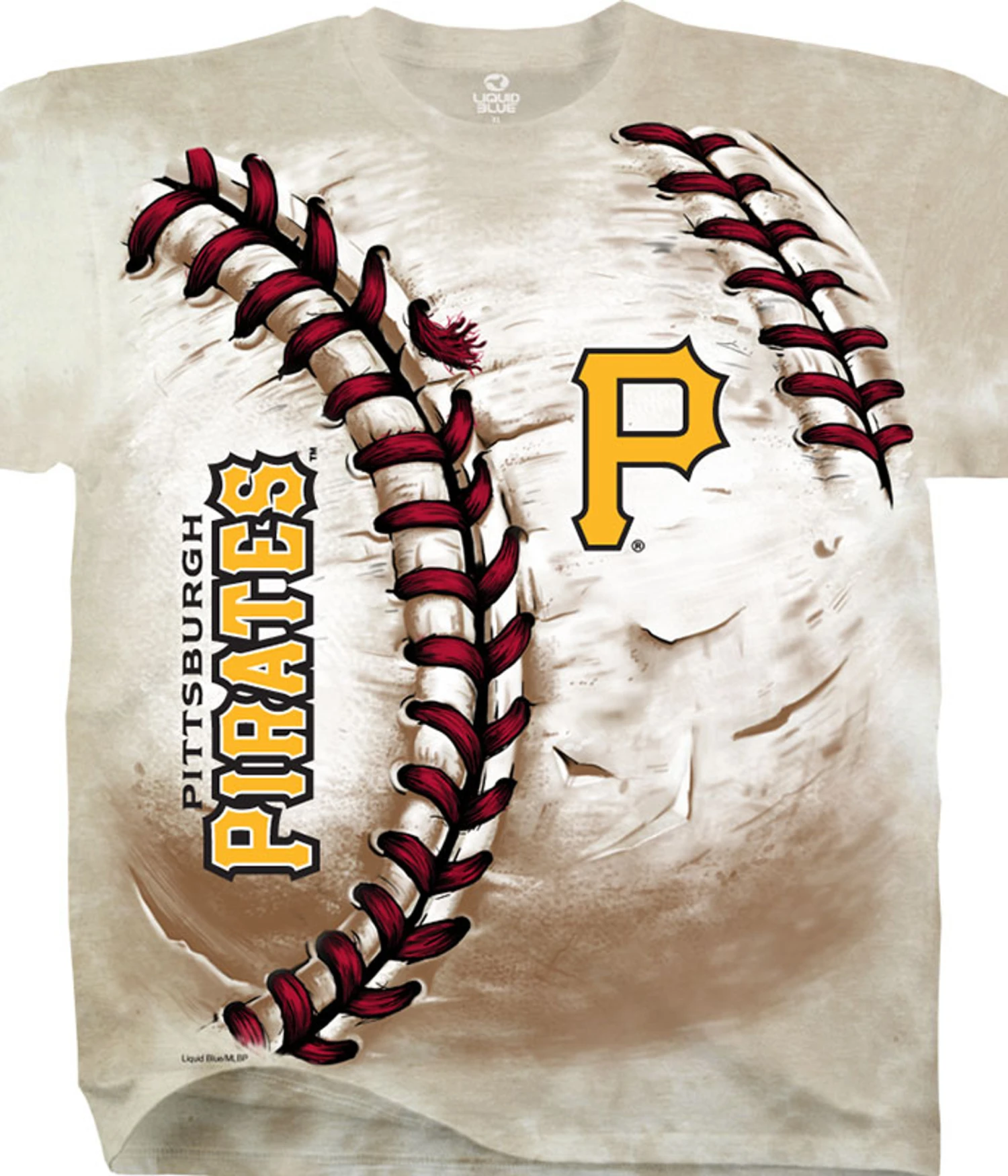 MLB Pittsburgh Pirates Hardball Tie-Dye T-Shirt 1 MLB Pittsburgh Pirates Hardball Tie-Dye T-Shirt