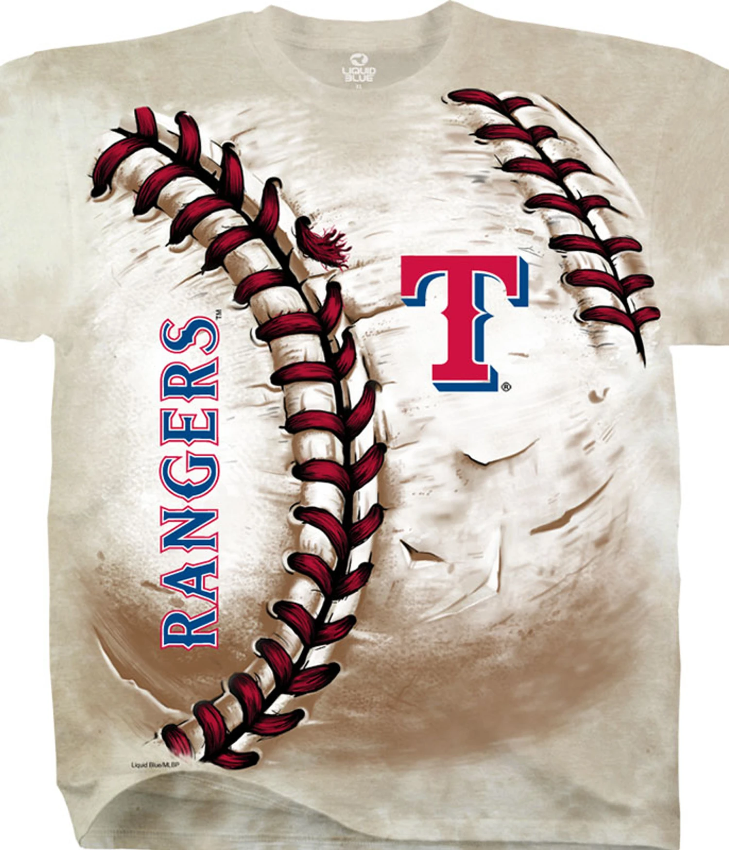 MLB Texas Rangers Hardball Tie-Dye T-Shirt 1 MLB Texas Rangers Hardball Tie-Dye T-Shirt