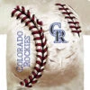 MLB Colorado Rockies Hardball Tie-Dye T-Shirt