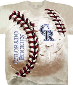 MLB Colorado Rockies Hardball Tie-Dye T-Shirt