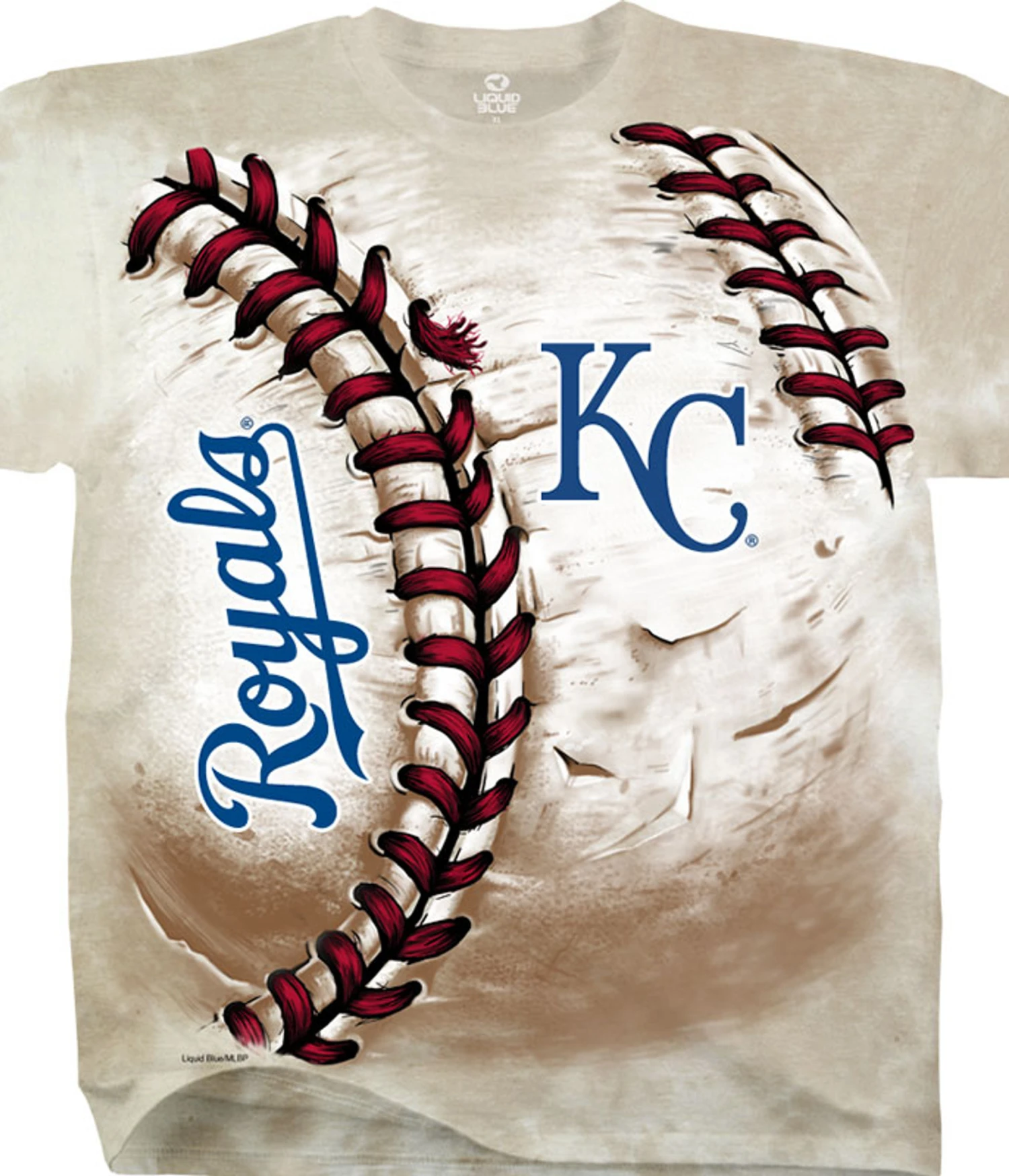 MLB Kansas City Royals Hardball Tie-Dye T-Shirt 1 MLB Kansas City Royals Hardball Tie-Dye T-Shirt