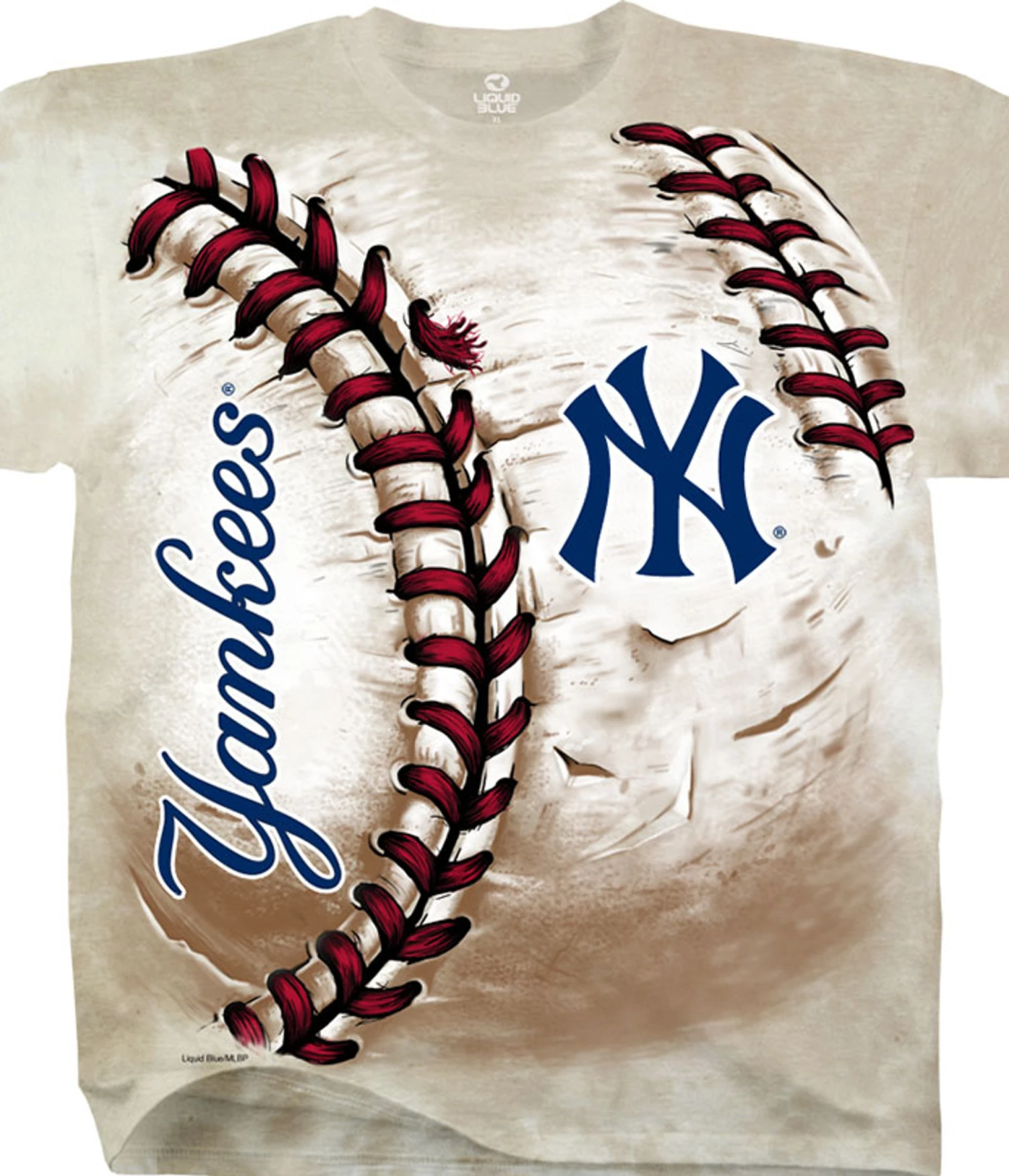 MLB New York Yankees Hardball Tie-Dye T-Shirt 1 MLB New York Yankees Hardball Tie-Dye T-Shirt