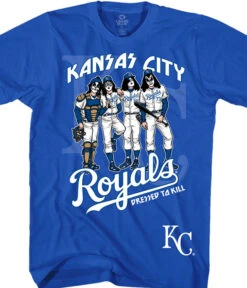 MLB Kansas City Royals Dressed To Kill Blue T-Shirt