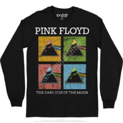 Pink Floyd Window Pane Long Sleeve T-Shirt -Pink Floyd shop PF0001LSBLKf 22529.1664839626