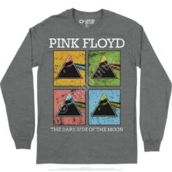 Pink Floyd Window Pane Long Sleeve T-Shirt -Pink Floyd shop PF0001LSGPHf 09402.1664839626