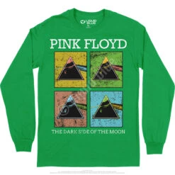 Pink Floyd Window Pane Long Sleeve T-Shirt -Pink Floyd shop PF0001LSIGRf 25160.1664839626