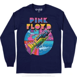 Pink Floyd WYWH Mod Long Sleeve T-Shirt -Pink Floyd shop PF0002LSNAVf 84781.1664839867