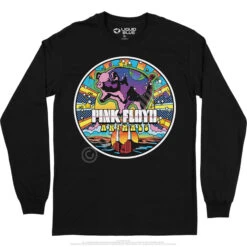 Pink Floyd Animals Mod Long Sleeve T-Shirt -Pink Floyd shop PF0003LSBLKf 65380.1669961593