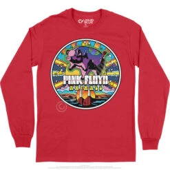Pink Floyd Animals Mod Long Sleeve T-Shirt -Pink Floyd shop PF0003LSREDf 98371.1669961593