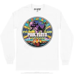 Pink Floyd Animals Mod Long Sleeve T-Shirt -Pink Floyd shop PF0003LSWHTf 93079.1669961593