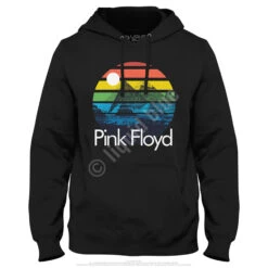Pink Floyd Dark Side Sunset Hoodie -Pink Floyd shop PF0005HDBLKf 61636.1669962146
