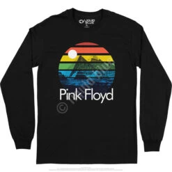 Pink Floyd Dark Side Sunset Long Sleeve T-Shirt -Pink Floyd shop PF0005LSBLKf 95589.1669962162