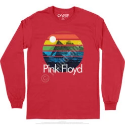 Pink Floyd Dark Side Sunset Long Sleeve T-Shirt -Pink Floyd shop PF0005LSREDf 19028.1669962162