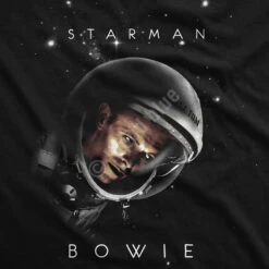 DAVID BOWIE Starman Black T-Shirt -Pink Floyd shop RET31820f artwork 79944.1541540003